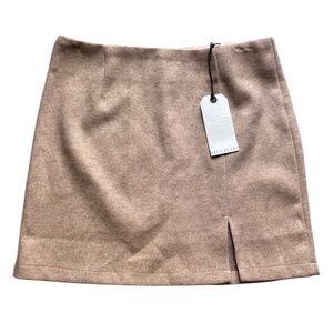 Potter’s Pot Elegant Tan Women's Skirt NWT